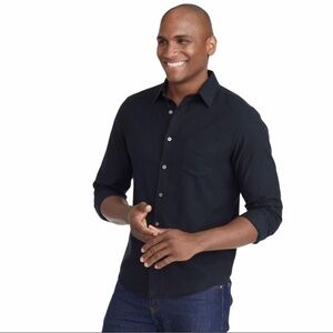 Untuckit Sherwood flannel shirt black XXL